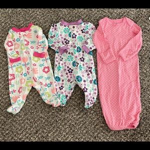NEWBORN GIRL SLEEPERS